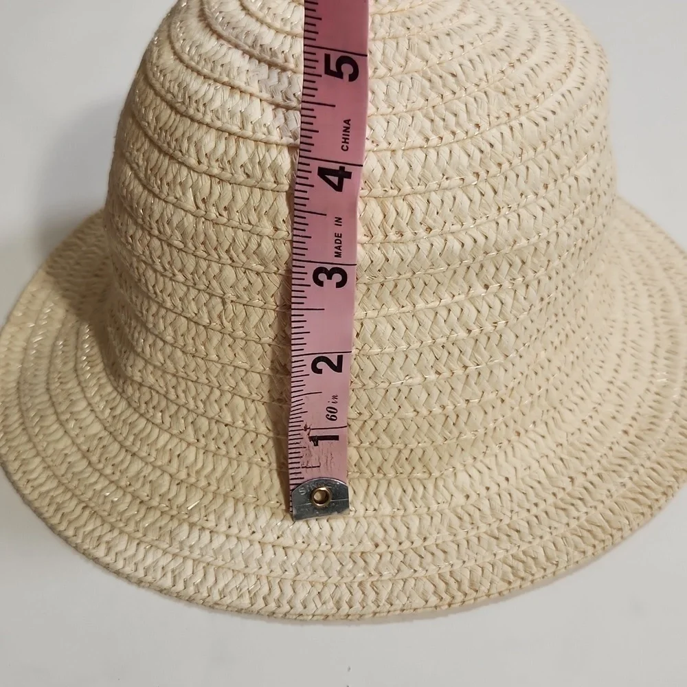 Straw Hat Natural Small Flexible Brim Bucket Sun Beach Street Wear Ladies Coasta